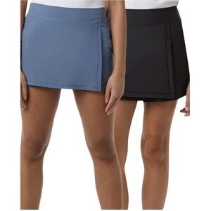 32 Degrees Girls 2-pack‎ Skorts Blue / Black 10/12 New with Tags